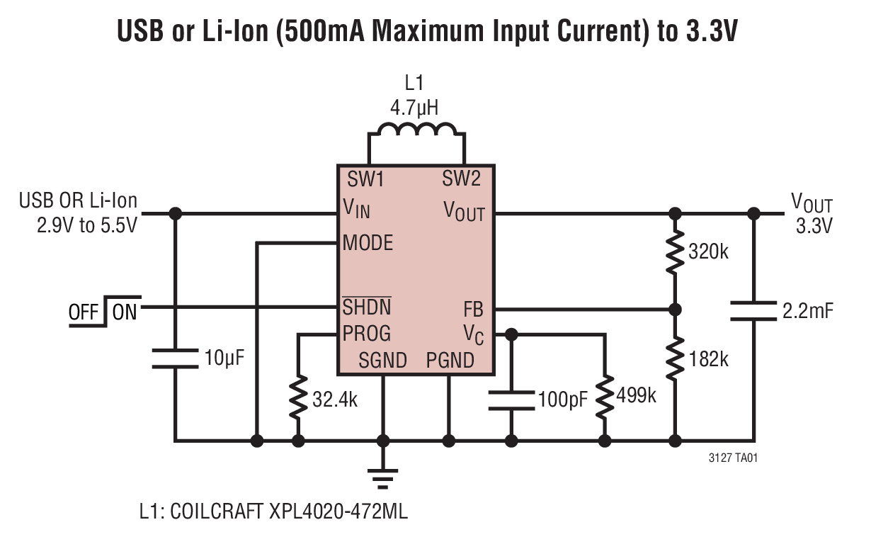 LTC3127Ӧͼһ